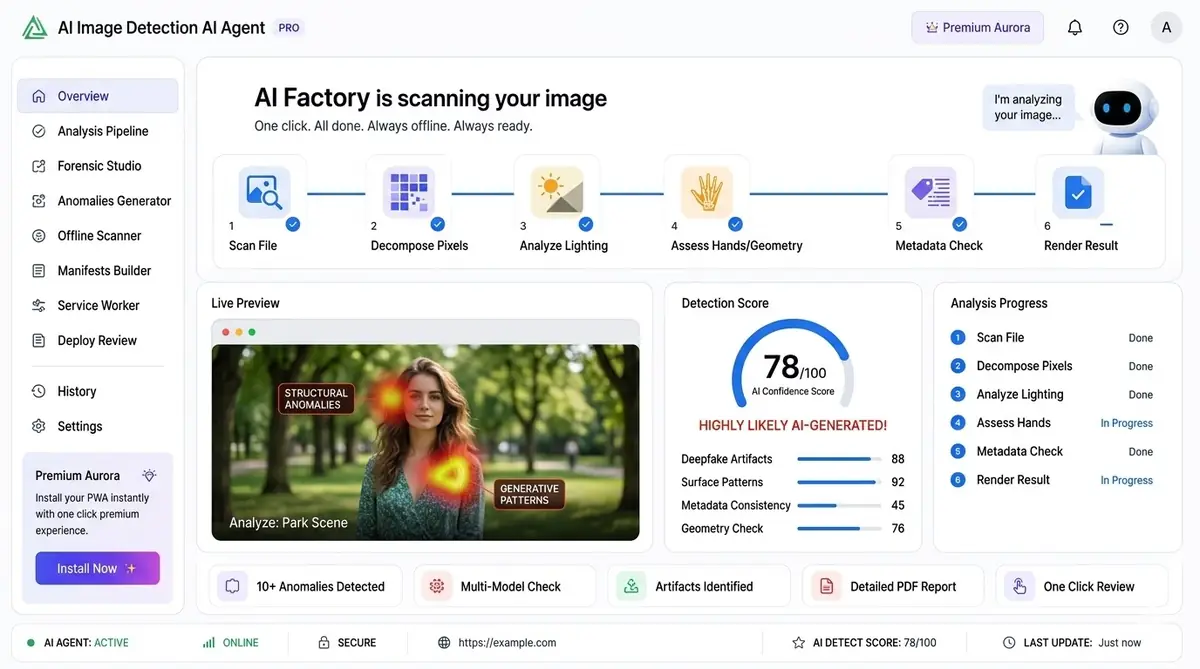 AI code replication dashboard — example of the AI tool dashboard software